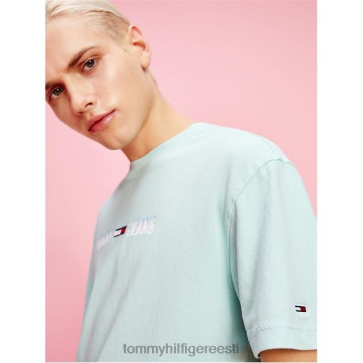 lineaarse logoga T-särk RJV6219963 aqua csp Tommy Hilfiger