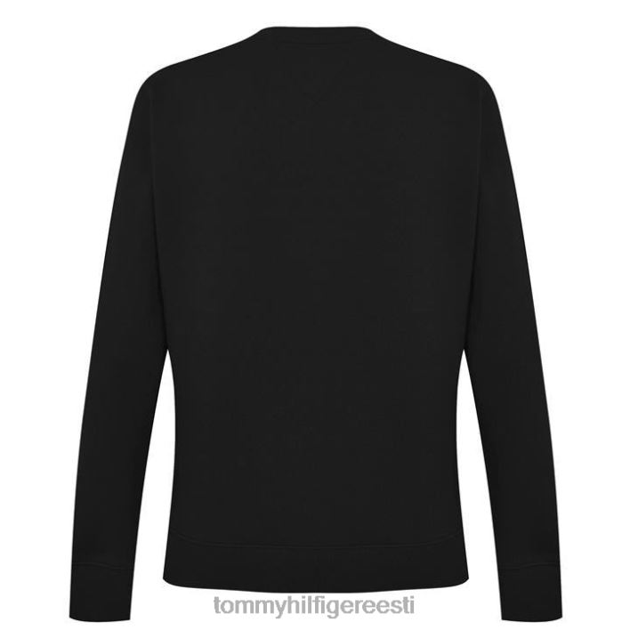 lineaarse logoga kampsun RJV6219503 mustad voodid Tommy Hilfiger