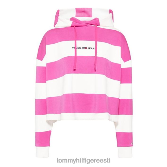 lineaarse triibuga kapuuts RJV6220428 elav fuksia Tommy Hilfiger