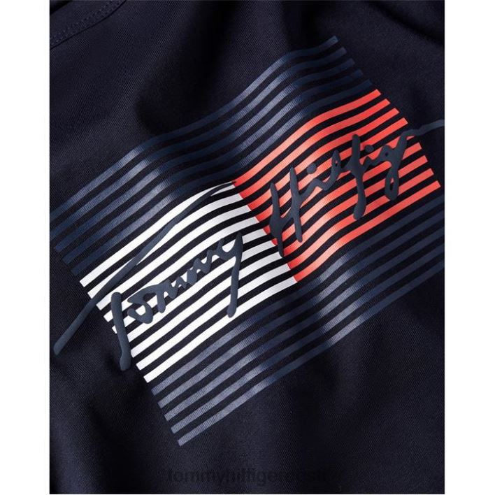 lipp kaelusega naiste t-särk RJV6219886 dw5 dessky Tommy Hilfiger