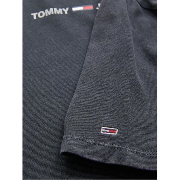 ülisuur peegeldav t-särk RJV6220503 must Tommy Hilfiger