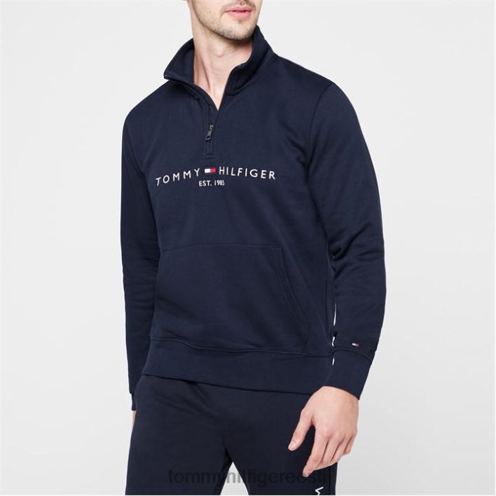 logoga mockneck dressipluus RJV6219597 kõrbe taevas dw5 Tommy Hilfiger