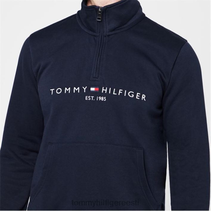 logoga mockneck dressipluus RJV6219597 kõrbe taevas dw5 Tommy Hilfiger