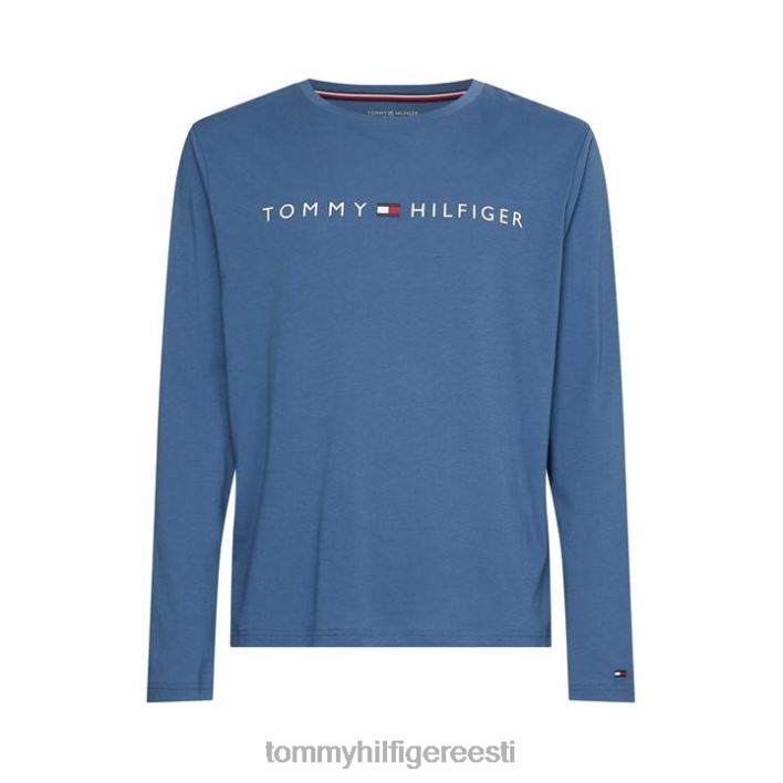 logoga pikkade varrukatega T-särk RJV6219689 sinine Tommy Hilfiger
