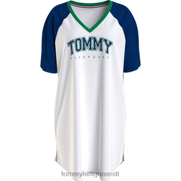 logoga öösärk RJV6220147 valge/merepunane Tommy Hilfiger