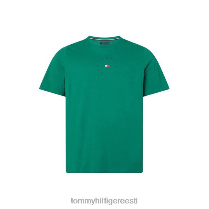 meeste ümar T-särk RJV6220329 alaska roheline Tommy Hilfiger