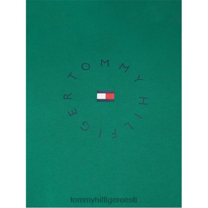 meeste ümar T-särk RJV6220329 alaska roheline Tommy Hilfiger