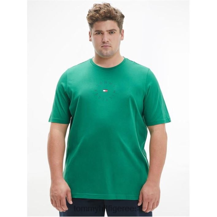 meeste ümar T-särk RJV6220329 alaska roheline Tommy Hilfiger