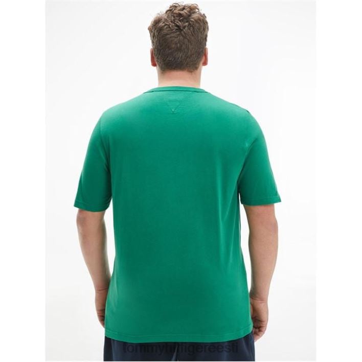 meeste ümar T-särk RJV6220329 alaska roheline Tommy Hilfiger