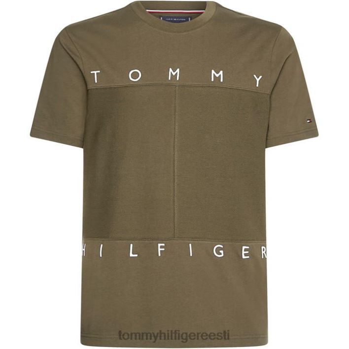monogrammi logo lipuga t-särk RJV6220013 roheline rbn Tommy Hilfiger