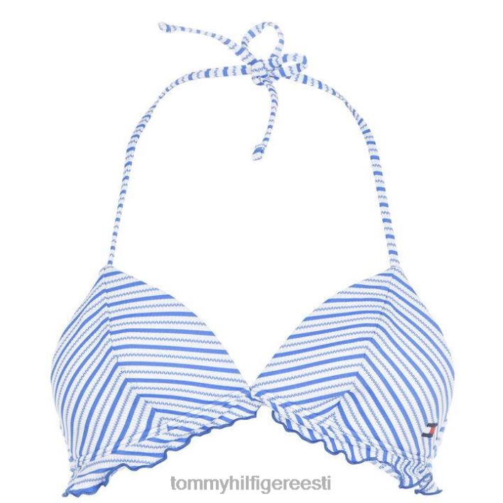 nägija sucker kolmnurga bikiinitops RJV6220802 seersuckblue0gy Tommy Hilfiger