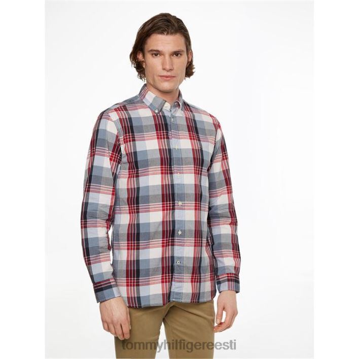 naturaalne pehme check RF särk RJV6219986 kõrbetaevas 0mt Tommy Hilfiger