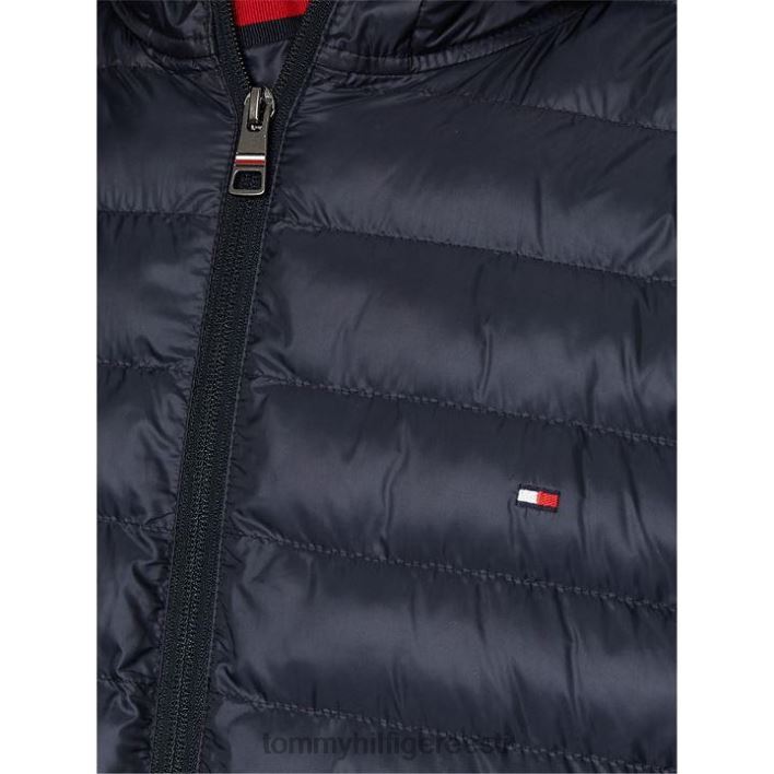 pakitav taaskasutatud kapuutsiga jope RJV6219599 kõrbe taevas dw5 Tommy Hilfiger