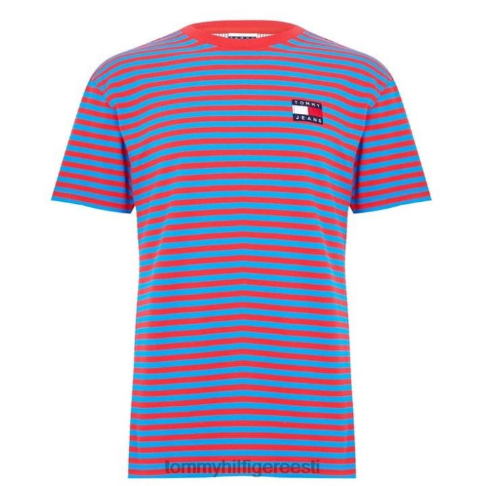 pikeetriibuline t-särk RJV6220500 aqua c4p Tommy Hilfiger