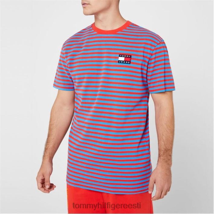 pikeetriibuline t-särk RJV6220500 aqua c4p Tommy Hilfiger