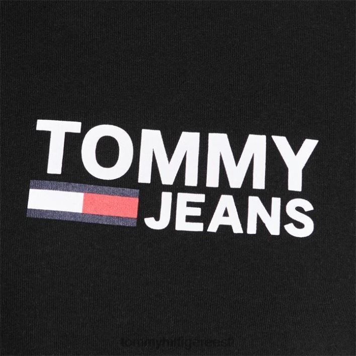 pikkade varrukatega t-särk RJV6219881 tommy must Tommy Hilfiger