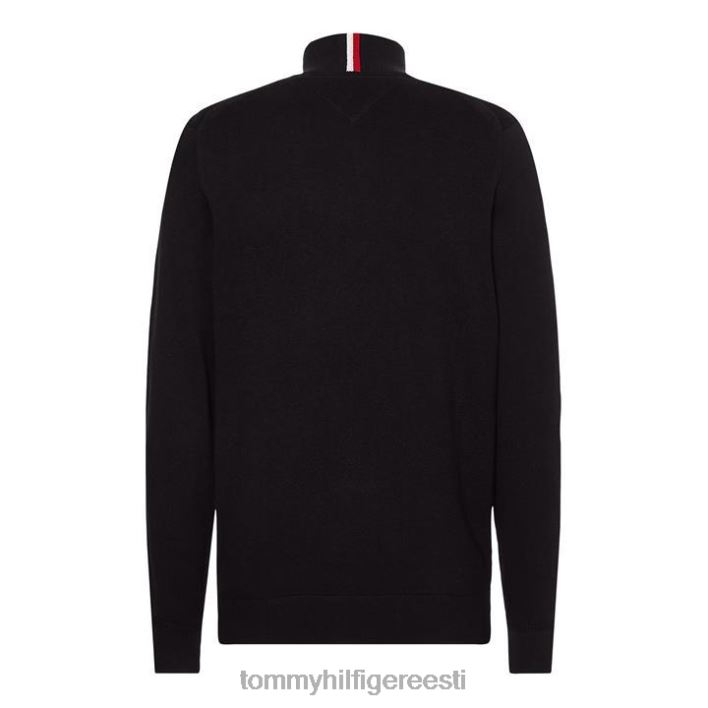 pima pool lukuga džemper RJV6219980 mustad voodid Tommy Hilfiger