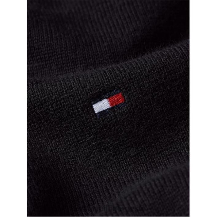 pima pool lukuga džemper RJV6219980 mustad voodid Tommy Hilfiger