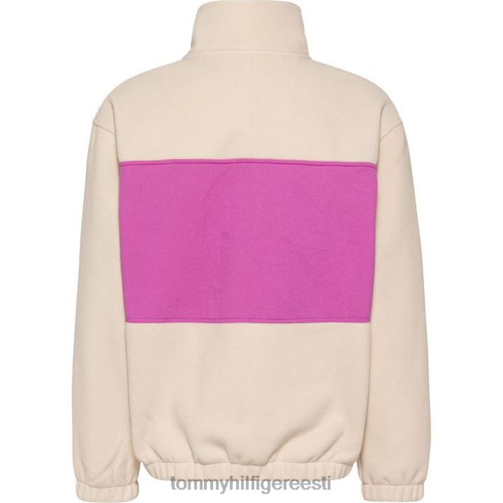 polar fliisist lukuga jakk RJV6220113 sile kivi Tommy Hilfiger