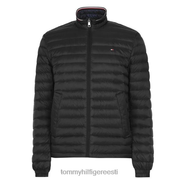polsterdatud jope RJV6219608 must bass Tommy Hilfiger