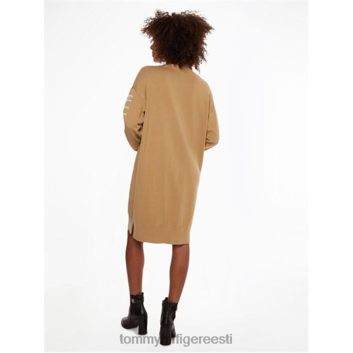 puuvillane graafiline m-nk kleit RJV6220981 maakhaki Tommy Hilfiger