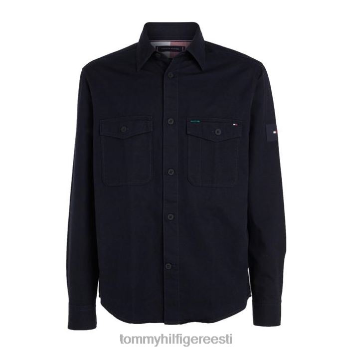 puuvillane linane särk RJV6220968 kõrbe taevas dw5 Tommy Hilfiger