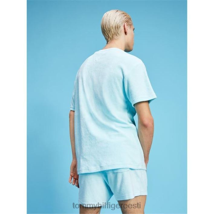 rätikuga t-särk RJV6220374 aqua csp Tommy Hilfiger