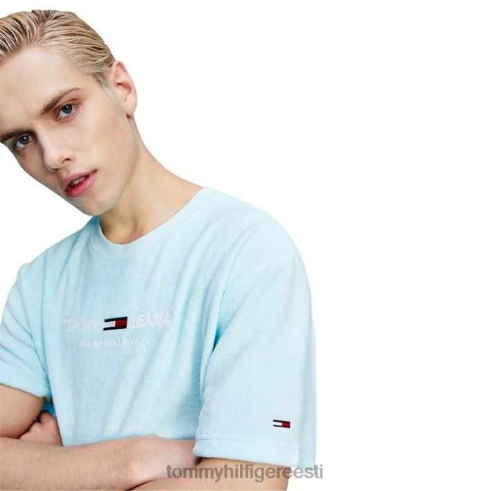 rätikuga t-särk RJV6220374 aqua csp Tommy Hilfiger