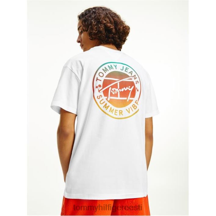 ringikujuline graafiline T-särk RJV6220609 valge ybr Tommy Hilfiger