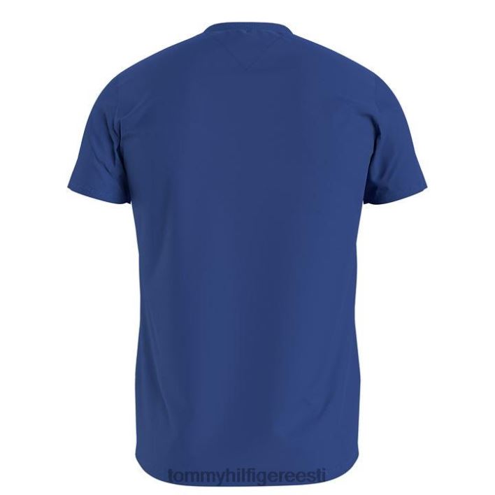 rinnaga logoga T-särk RJV6220667 kolbalt c65 Tommy Hilfiger