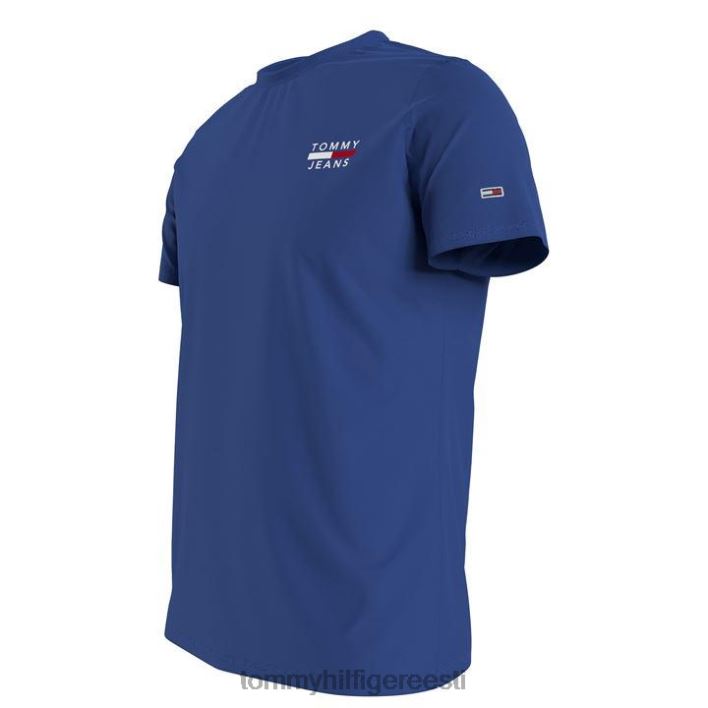 rinnaga logoga T-särk RJV6220667 kolbalt c65 Tommy Hilfiger