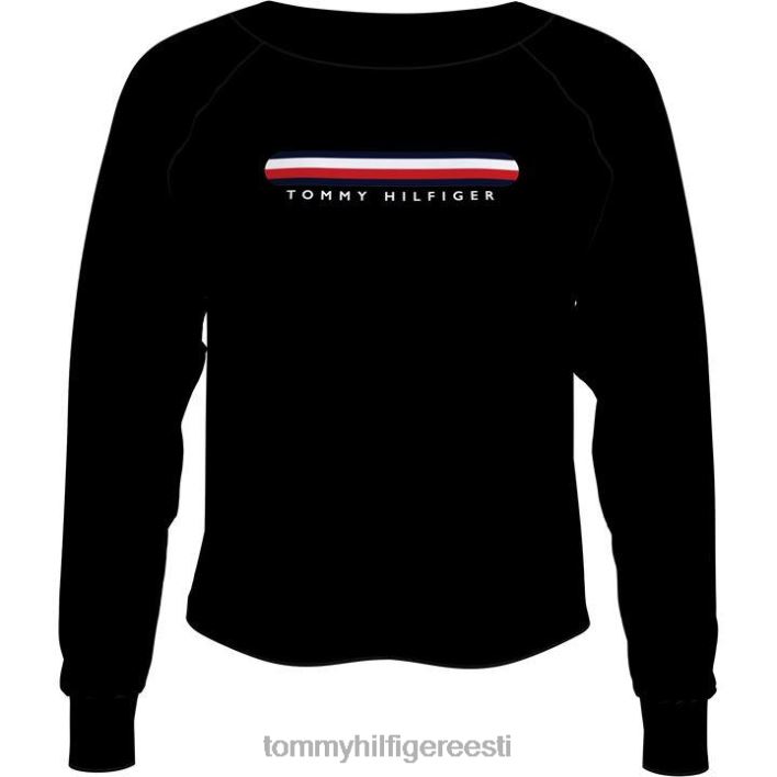 seacell kaelusega kampsun RJV6220182 must Tommy Hilfiger