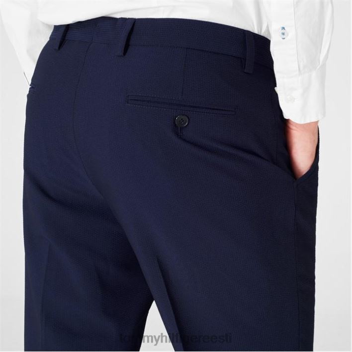 seersicker püksid RJV6220030 merevägi Tommy Hilfiger