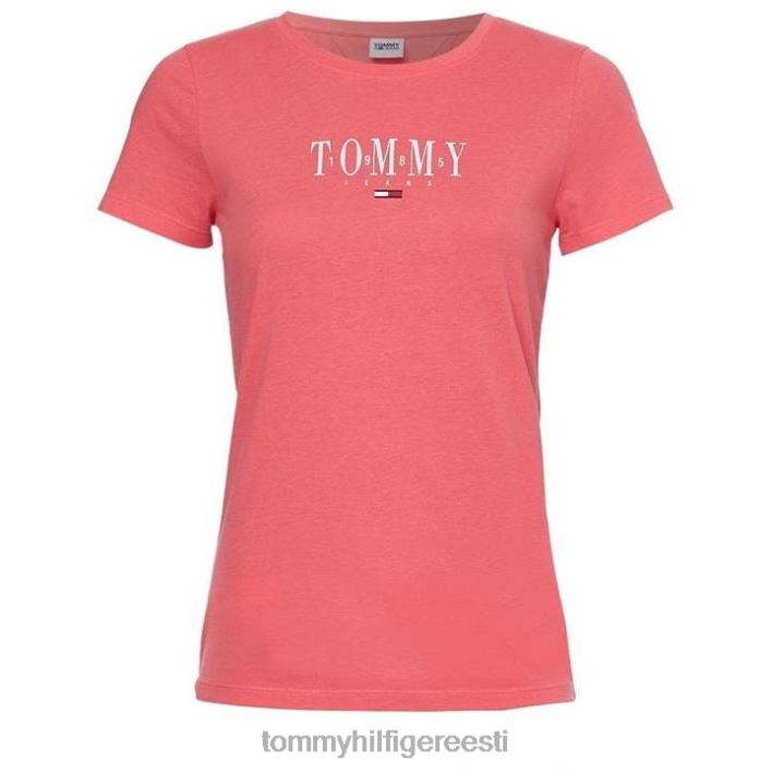 slim fit logoga T-särk RJV6219927 aed roos Tommy Hilfiger