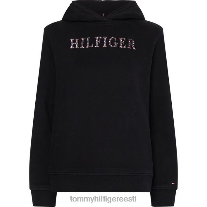 sulemustriga kapuuts RJV6220867 must Tommy Hilfiger