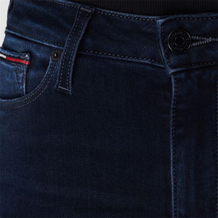 sylvia kõrged kitsad teksad RJV6220872 jeni sinine Tommy Hilfiger