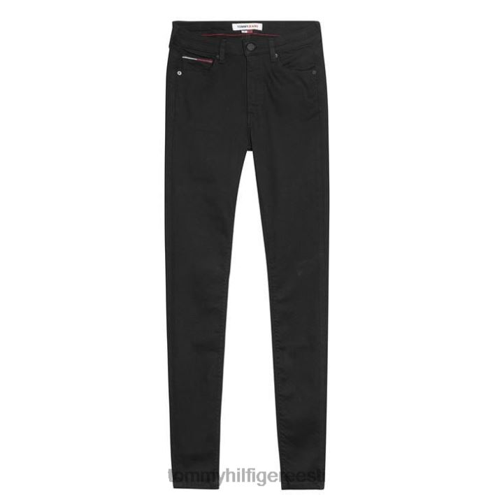 sylvia kõrged ülikitsad teksad RJV6219996 1bz staten must Tommy Hilfiger