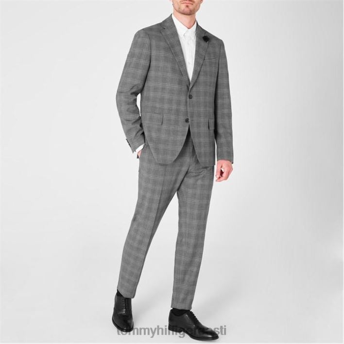 täpiline tšeki bleiser RJV6220864 hall Tommy Hilfiger