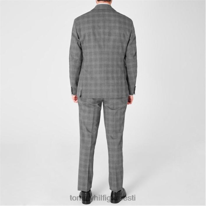 täpiline tšeki bleiser RJV6220864 hall Tommy Hilfiger