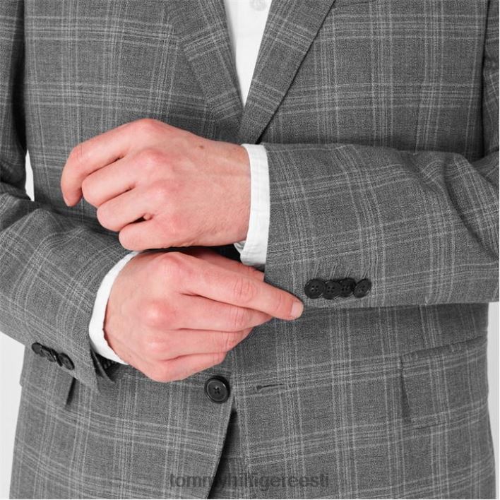 täpiline tšeki bleiser RJV6220864 hall Tommy Hilfiger