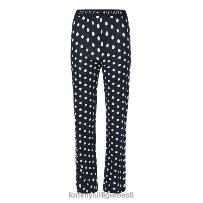 täpimustriga püksid RJV6220533 merevägi Tommy Hilfiger