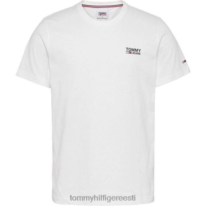 tavaline ettevõtte logoga T-särk RJV6219997 valge Tommy Hilfiger