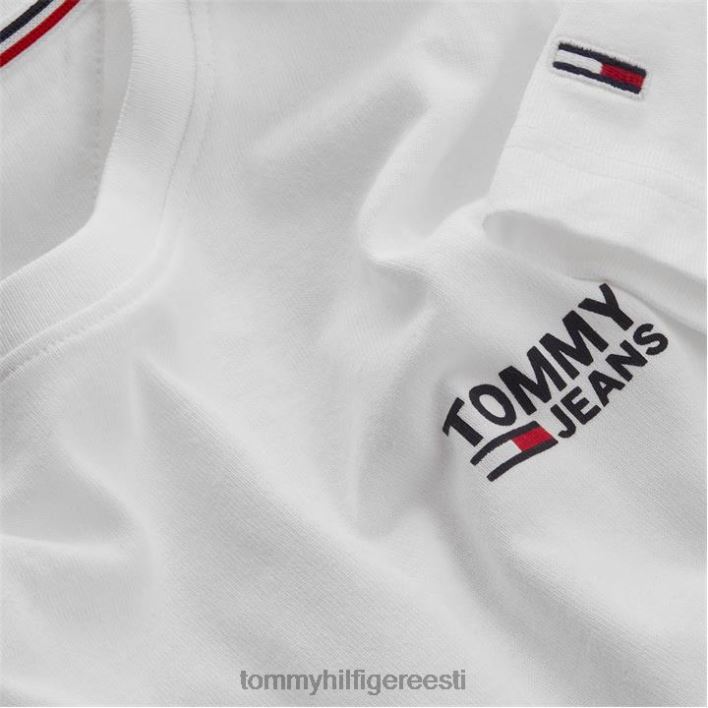 tavaline ettevõtte logoga T-särk RJV6219997 valge Tommy Hilfiger