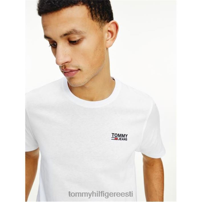 tavaline ettevõtte logoga T-särk RJV6219997 valge Tommy Hilfiger