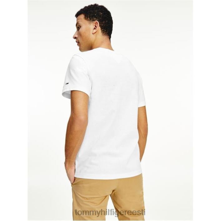 tavaline ettevõtte logoga T-särk RJV6219997 valge Tommy Hilfiger