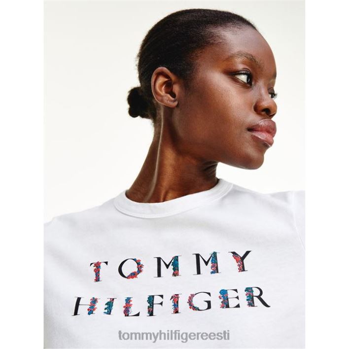 tavaline lilleline T-särk RJV6220343 valge ybr Tommy Hilfiger