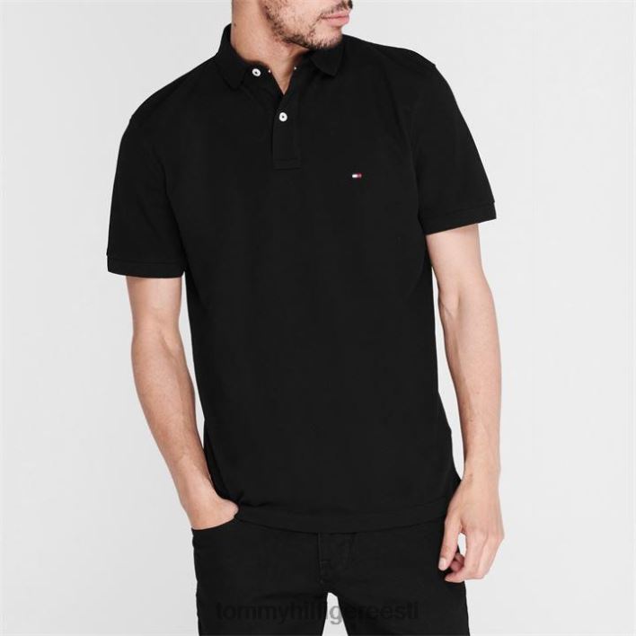tavalise sobivusega polosärk RJV6219784 must 032 Tommy Hilfiger