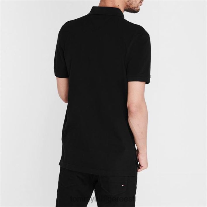 tavalise sobivusega polosärk RJV6219784 must 032 Tommy Hilfiger