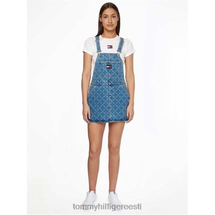 teksariidest dungaree kleit cf8011 RJV6220321 lt denim 1ab Tommy Hilfiger