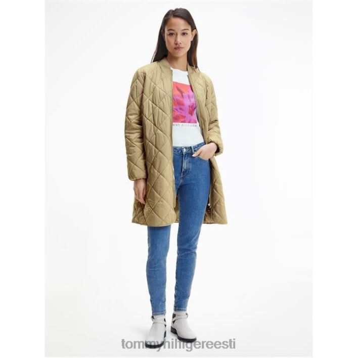 tepitud pikk bombermantel RJV6220977 beež aeg Tommy Hilfiger